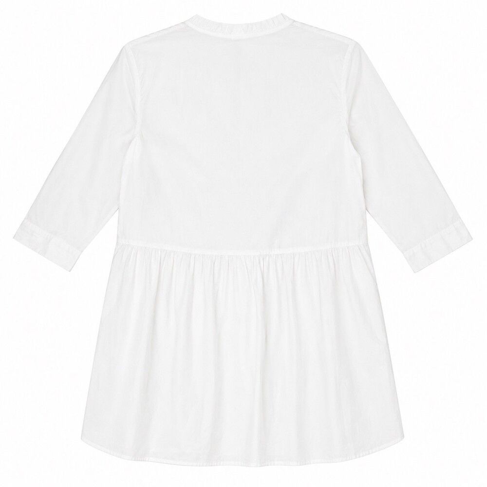 Tuckernuck White Cotton Button Front Pocket Shirt Dress Size Large - Picture 3 of 8